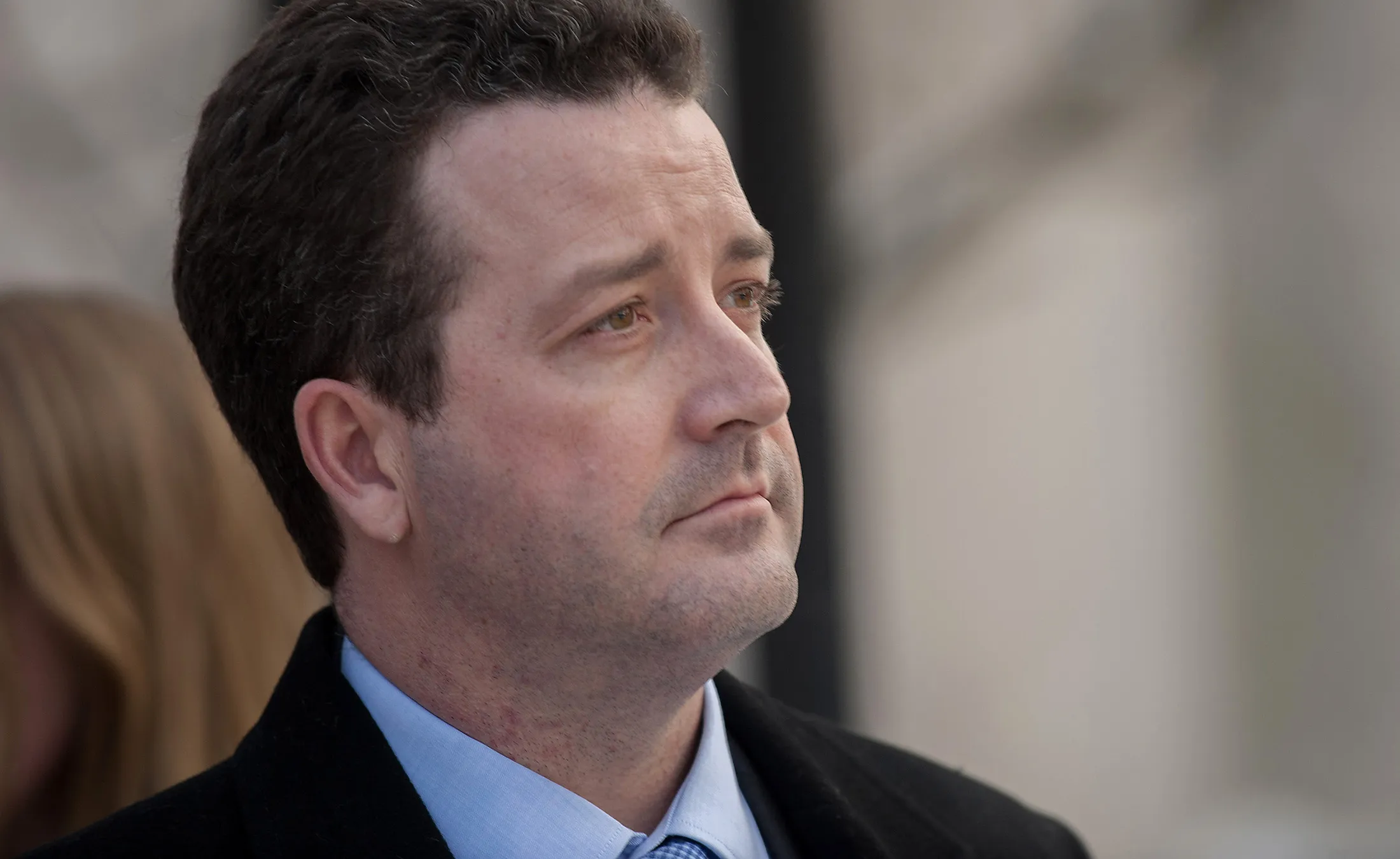 Jesse Litvak, a former managing director at Jefferies &amp; Co., exits federal court in New Haven, Connecticut, on Feb. 18, 2014.
