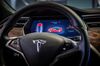 The control panel of a Tesla Inc. Model S electric vehicle displays automobile information inside a Tesla Inc. store in Barcelona, Spain, on Thursday, July 11, 2019. Tesla is poised to increase production at its California car plant and is back in hiring mode, according to an internal email sent days after the company wrapped up a record quarter of deliveries.