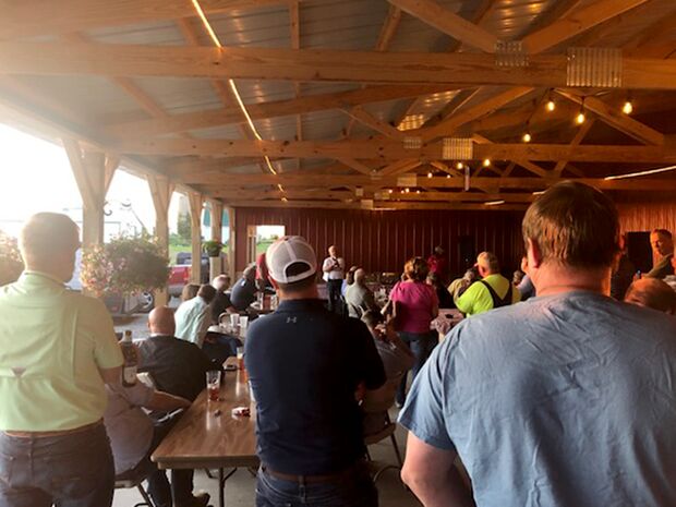 The Happy Spot in Deer Grove, Illinois where farmers gathered for a “Prevent Plant Party.”