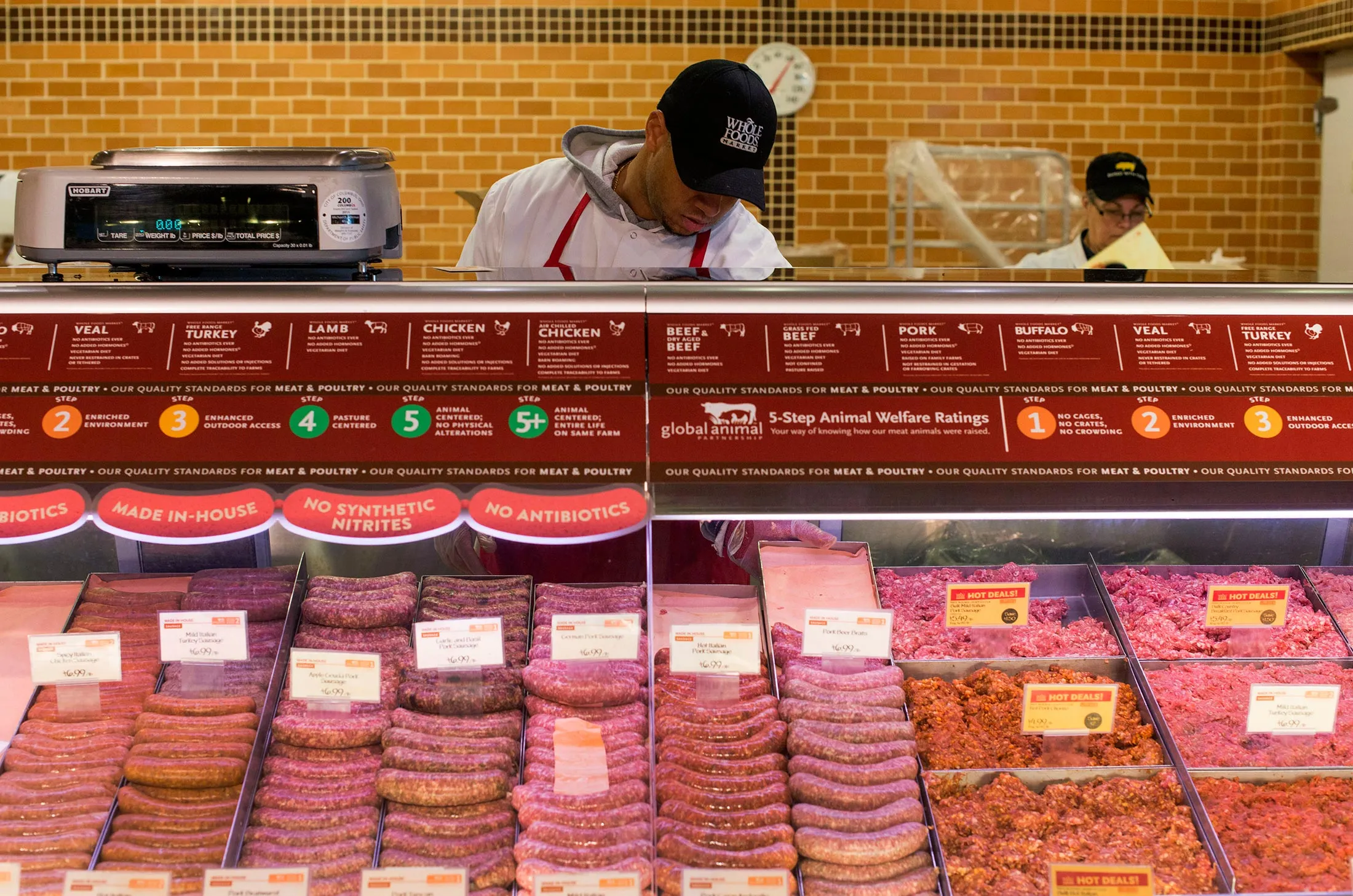 The meat department at Whole Foods in Dublin, Ohio.
