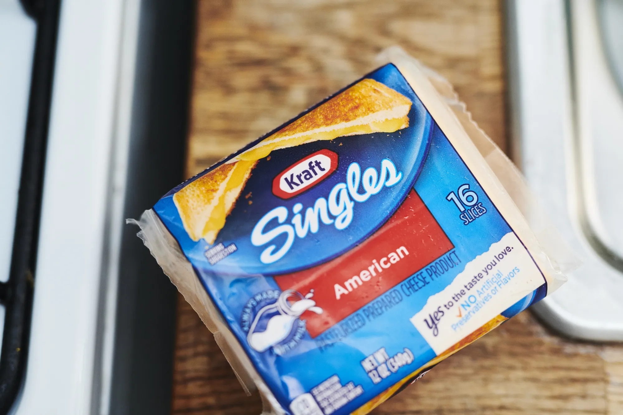Kraft Heinz Co. Kraft band American cheese is arranged for a photograph in Brooklyn Borough of New York, U.S., on Friday, July 24, 2020. Kraft Heinz Co. is scheduled to release earnings figures on July 30.