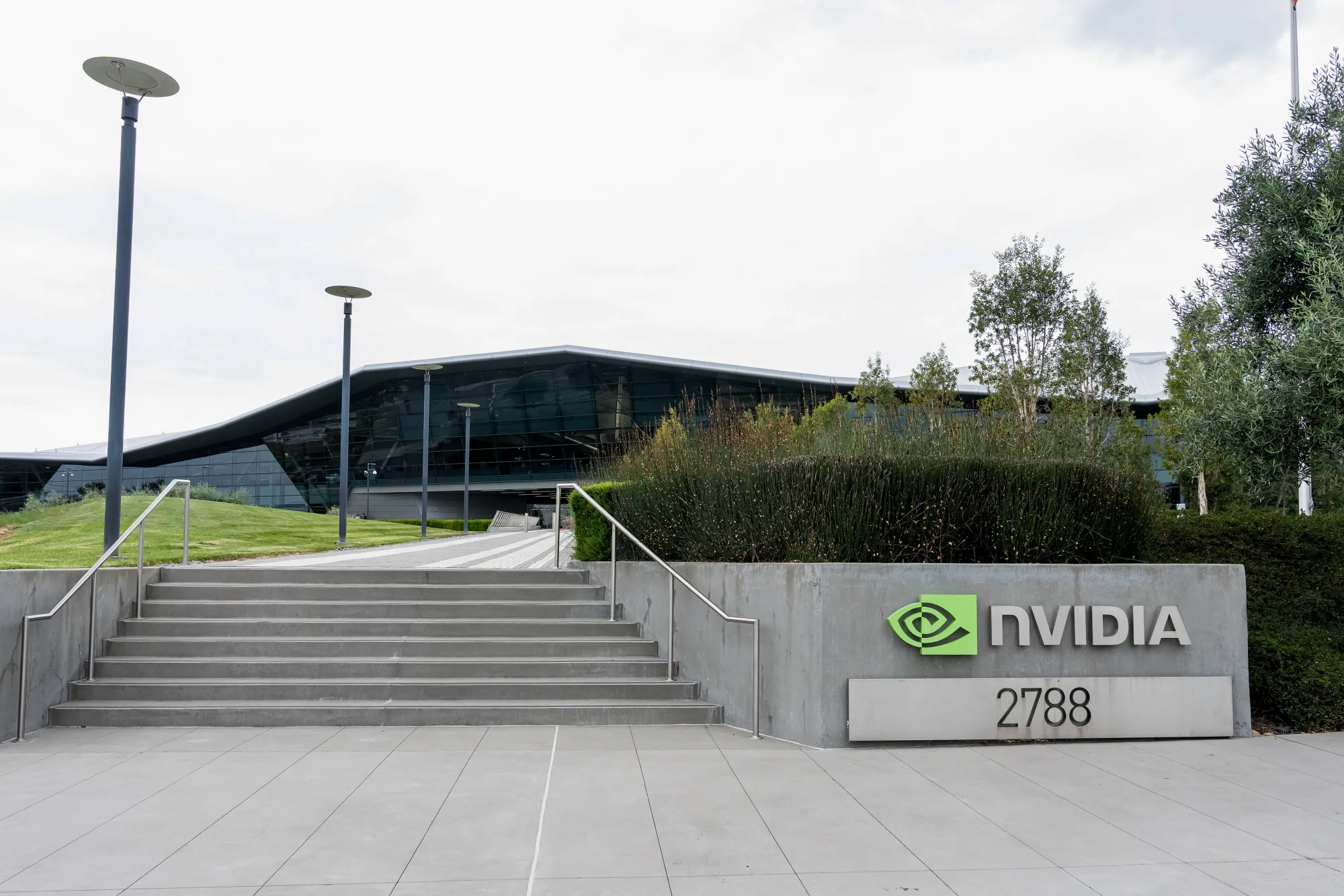 The Nvidia headquarters in Santa Clara, California.