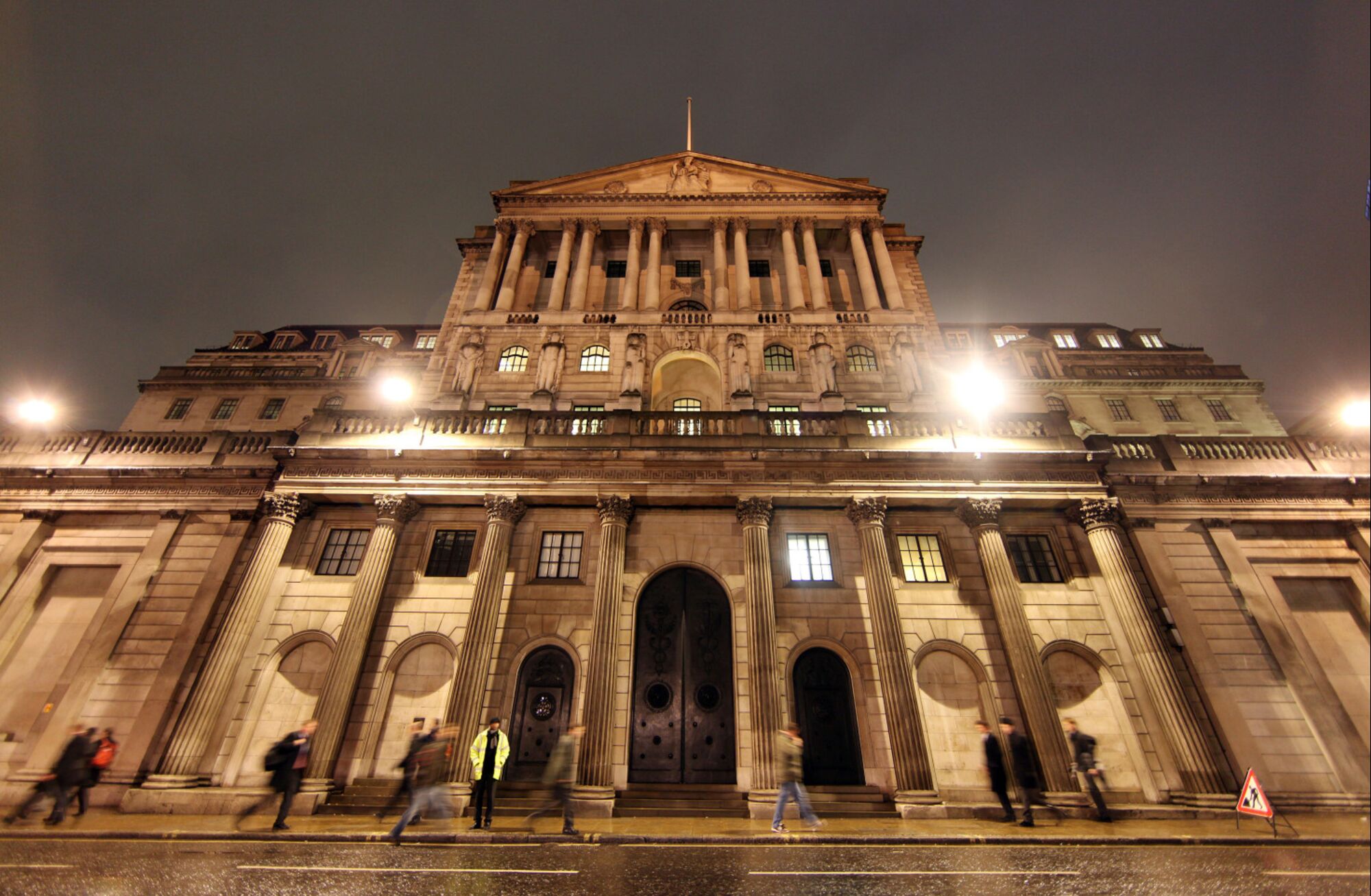 The Bank of England in London.