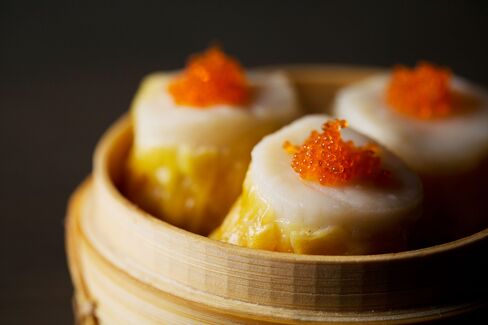 Scallop shui mai is among the most popular dim sum options.