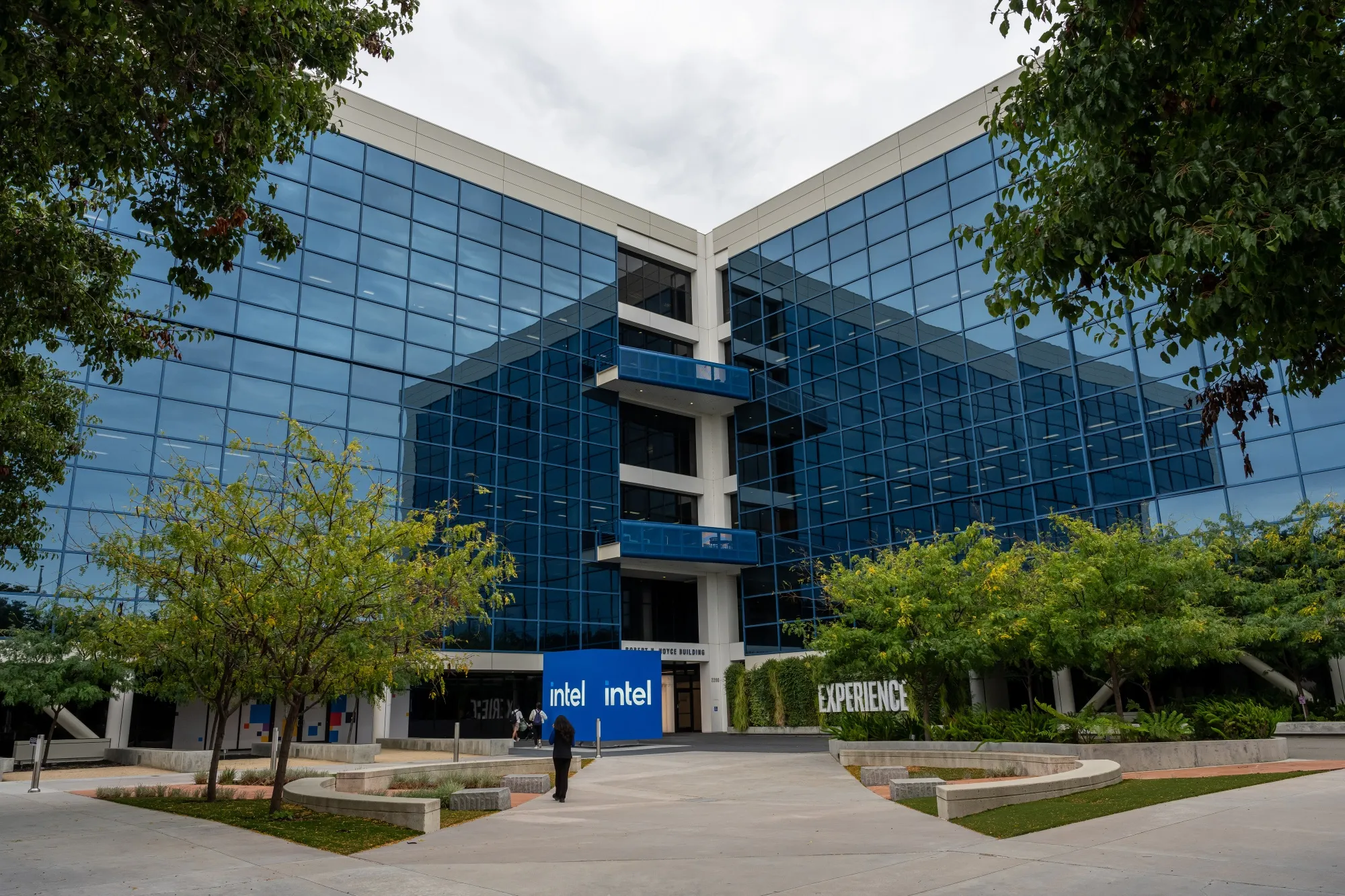 The Intel headquarters in San Jose, California.