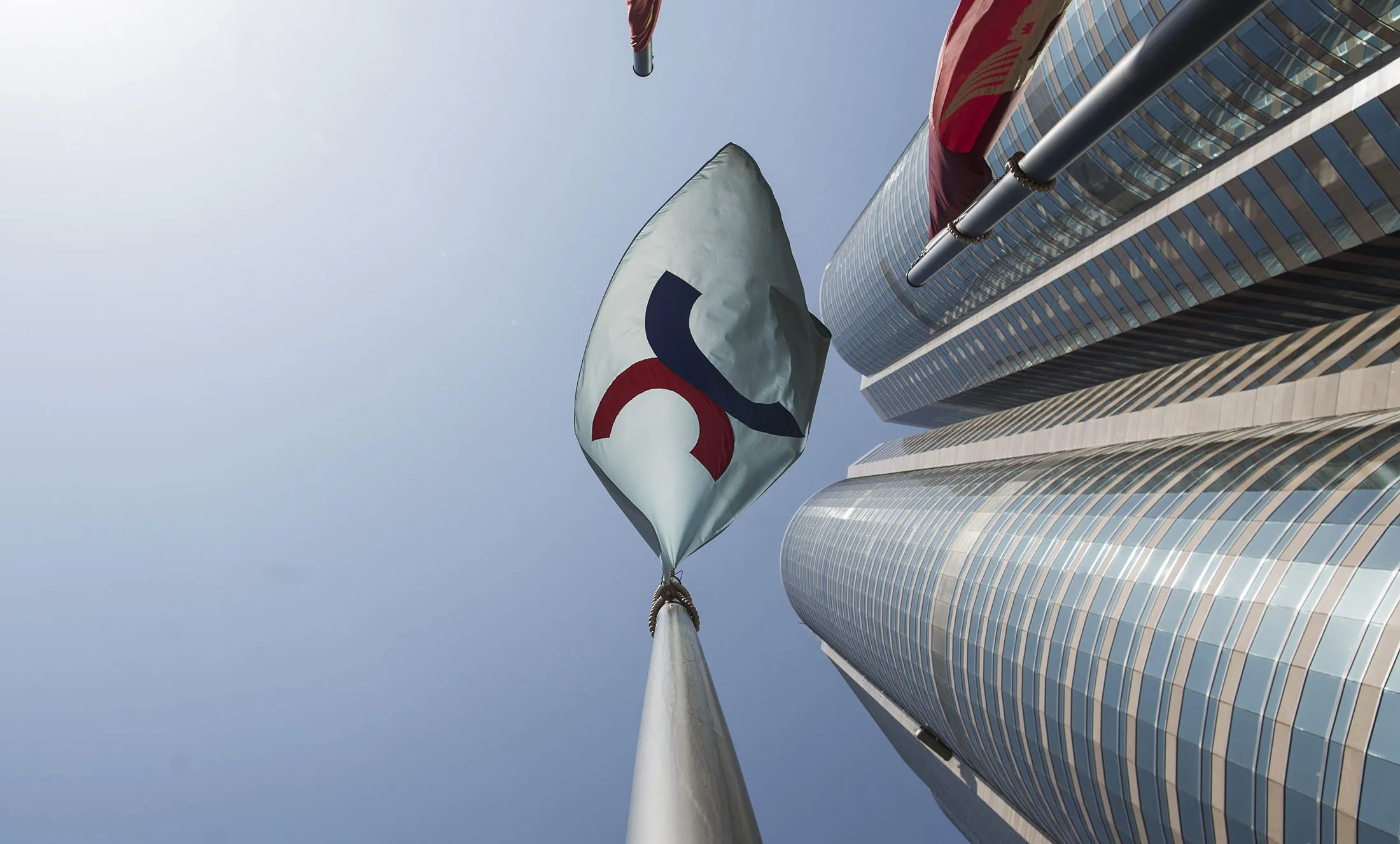 The flag of the Hong Kong Exchanges &amp; Clearing Ltd.
