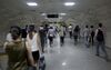 Passengers exit a metro station in the district of Levent, Istanbul, Turkey, on Friday, July 6, 2018. Recep Tayyip Erdogan, Turkey's longest-serving ruler since the Republic was founded in 1923, won a five-year term on June 24, securing a mandate to rule with greater executive powers. He has already governed three times as prime minister and served one term as president.