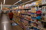 A customer walks through&nbsp;a Albertsons Cos. grocery store in Scottsdale, Arizona.
