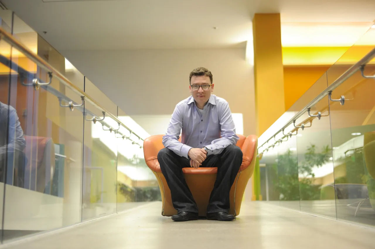 Luis von Ahn has made a career out of projects designed to solve two problems at once. Photographer: Courtesy Duolingo