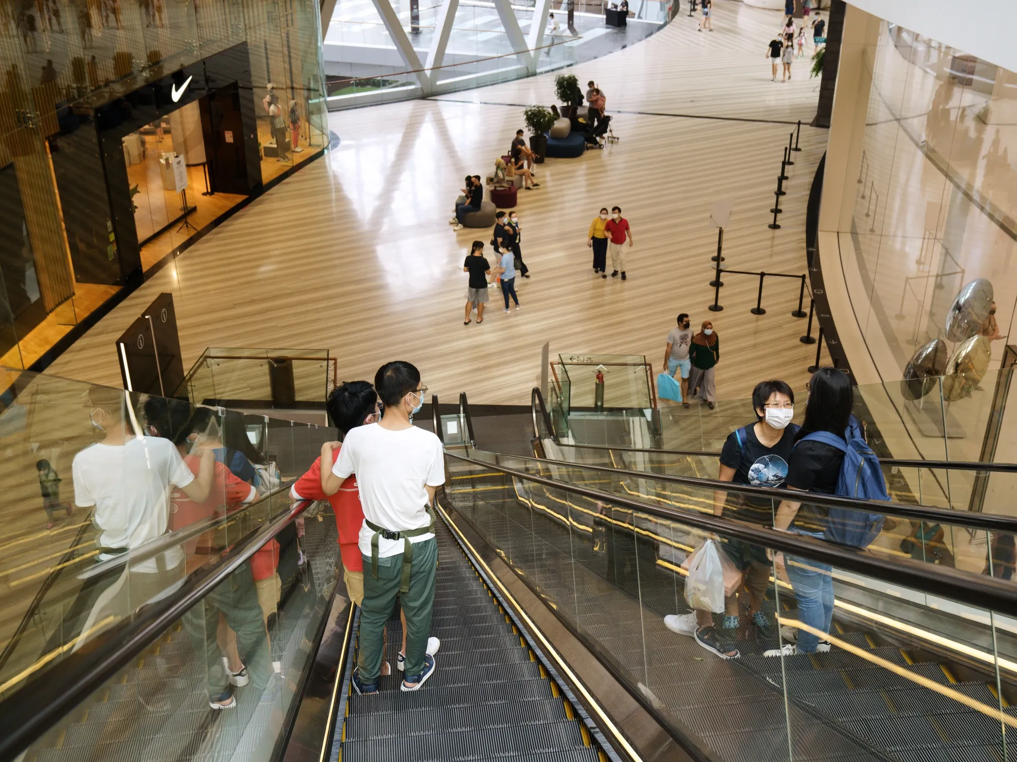 Inside Jewel Changi Airport Mall