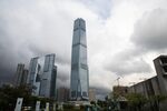The International Commerce Centre (ICC) building, which houses the offices of Deutsche Bank AG, stands in Hong Kong, China.