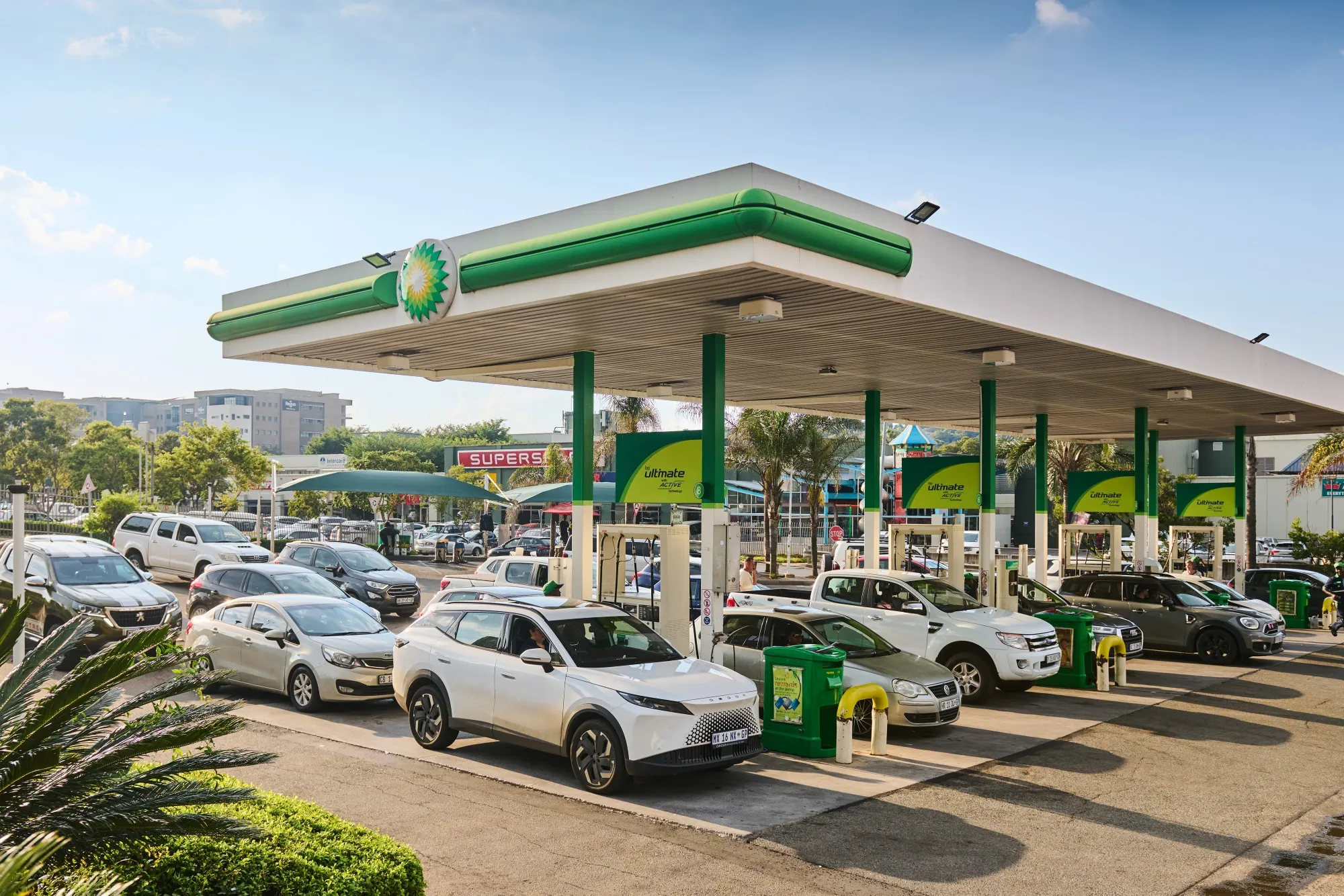 A gas station operated by BP Plc in Pretoria, South Africa.