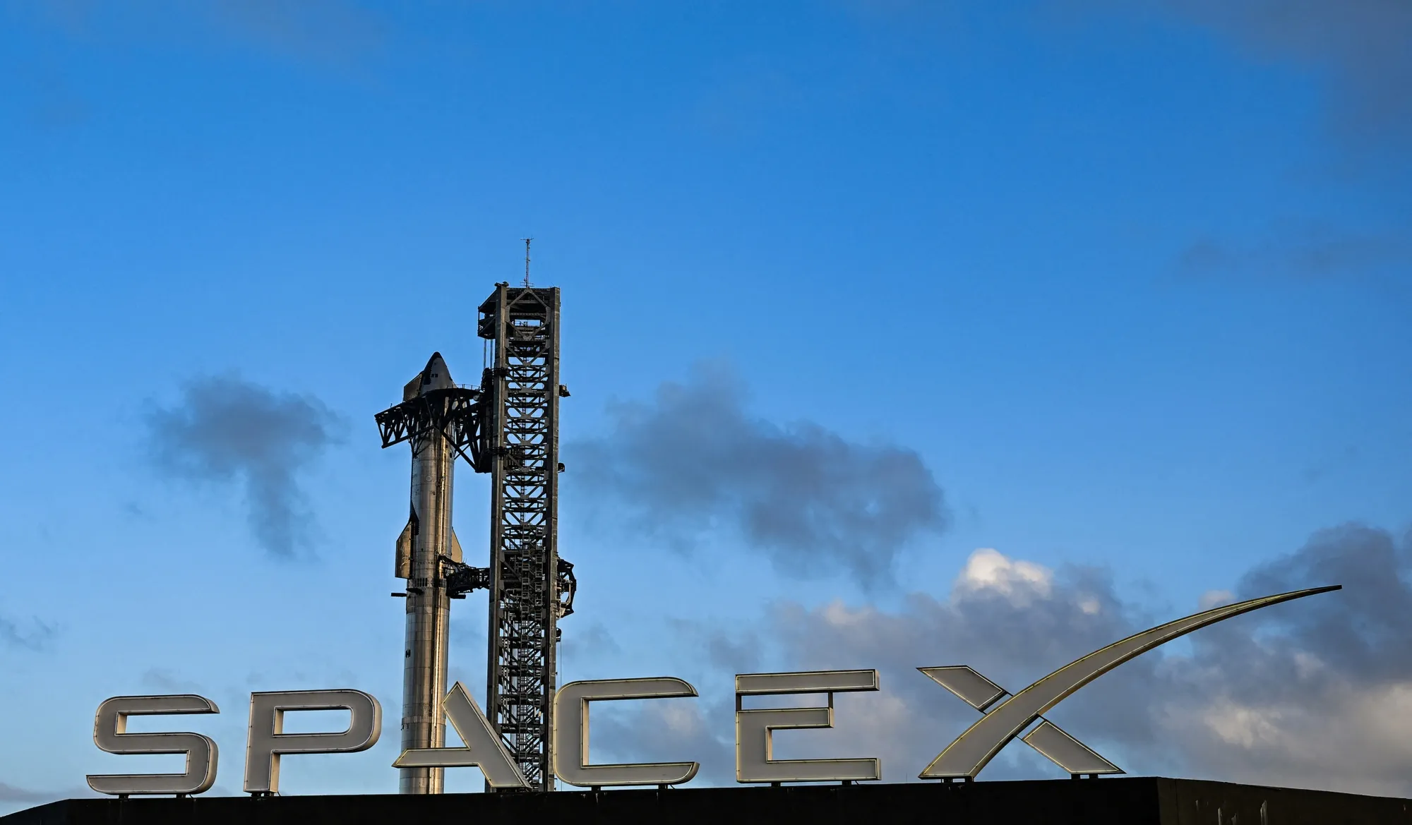 The SpaceX Starship sits on the launch pad ahead of a flight test from Starbase in Boca Chica, Texas in 2024.