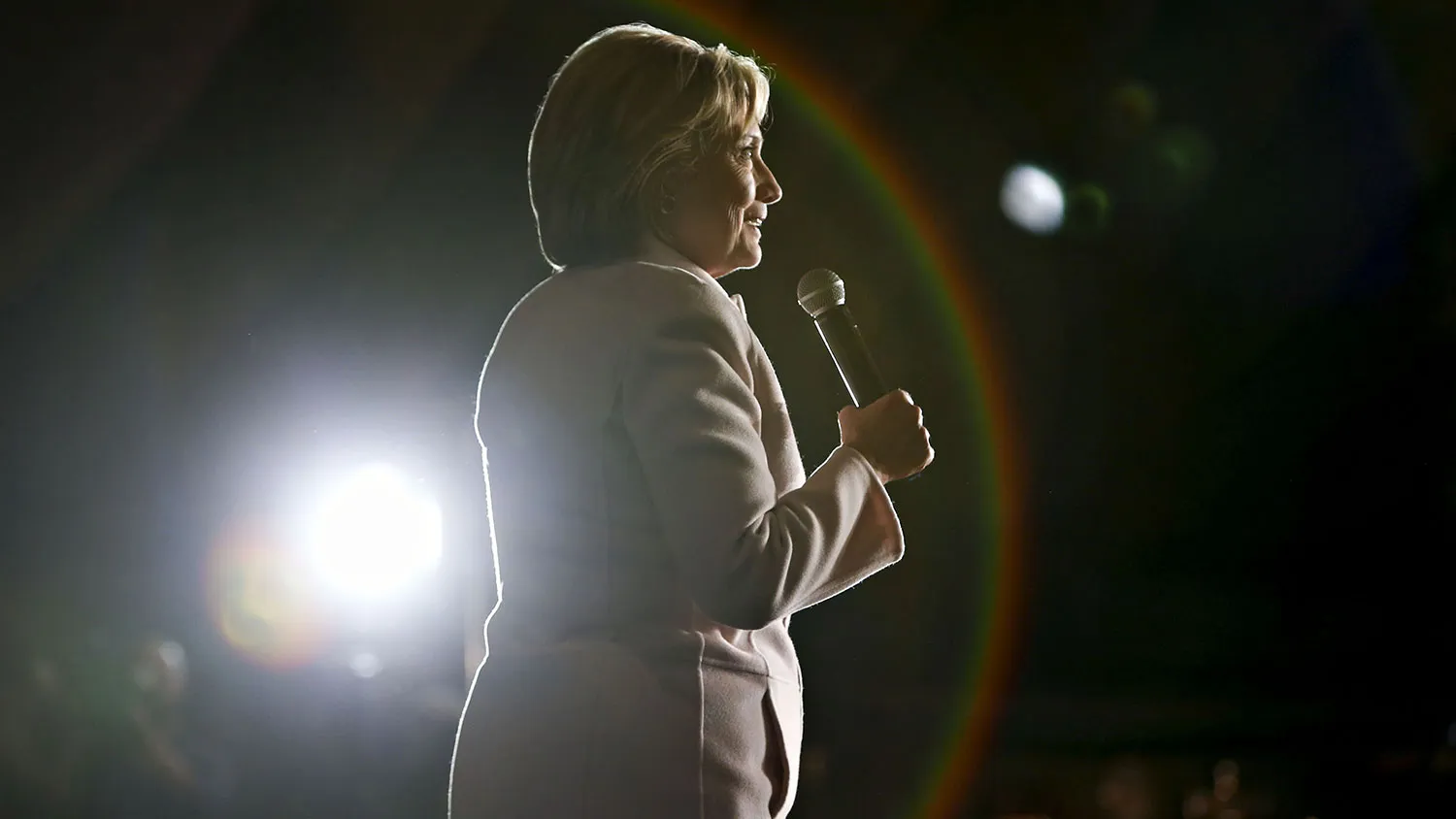 Hillary Clinton speaks during a campaign event in Davenport, Iowa, on Jan. 29, 2016.
