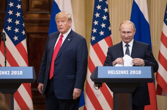 Trump’s Helsinki Hopes Fade After Putin Rejects Microsoft Charges