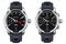 The two Jaguar watches recall classic dashboard instruments.