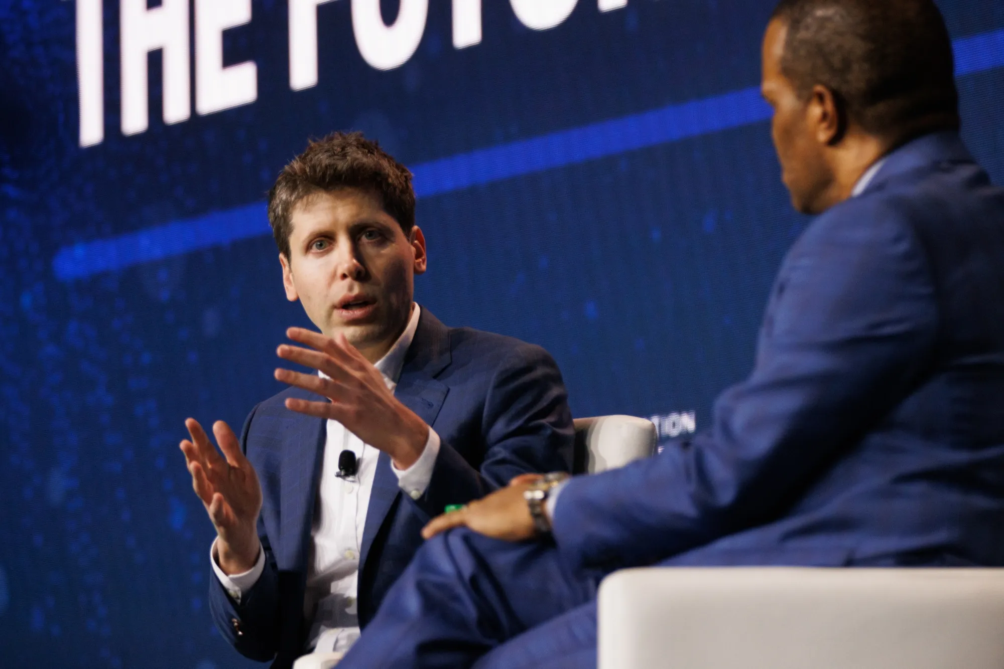 Sam Altman, chief executive officer of OpenAI, at the Hope Global Forums annual meeting in Atlanta, Georgia, US, on Monday, Dec. 11, 2023.