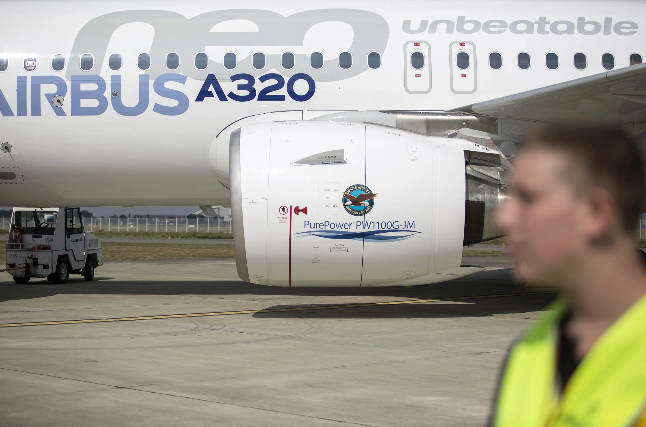 An Airbus A320neo aircraft in Toulouse, France, on Sept. 25, 2014.
