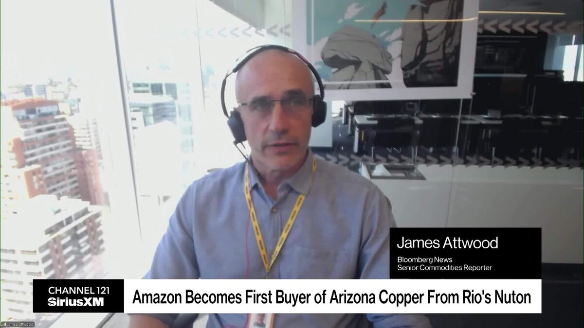 Amazon Becomes First Buyer of Arizona Copper Made by Rio's Nuton
