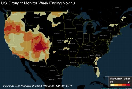 Tinderbox California: Drought, Dry Soil Cover 100% of State