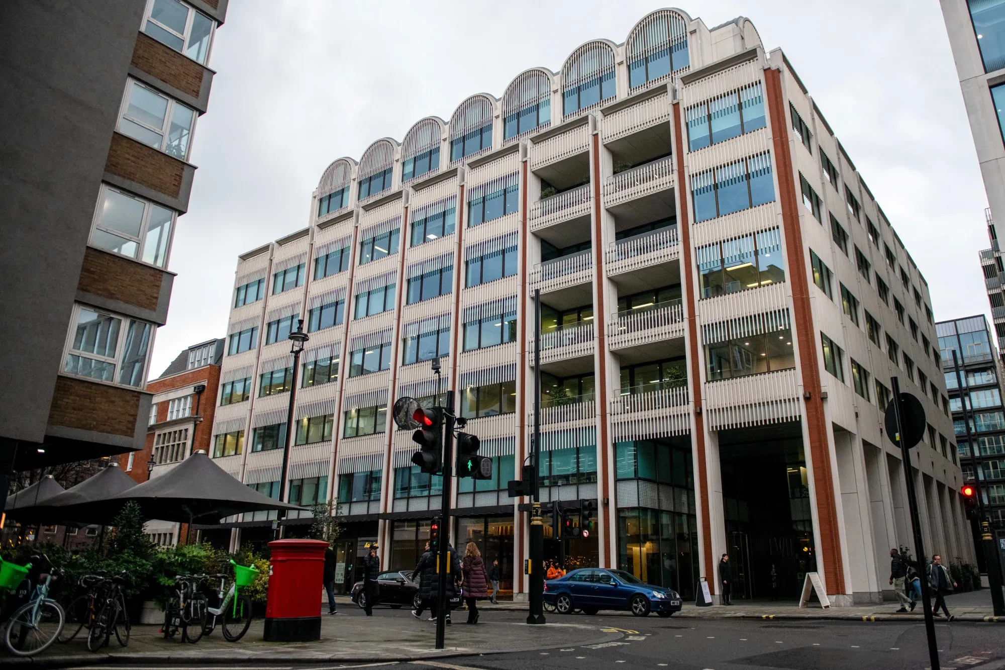 The building containing the offices of Allfund Group Plc in London.