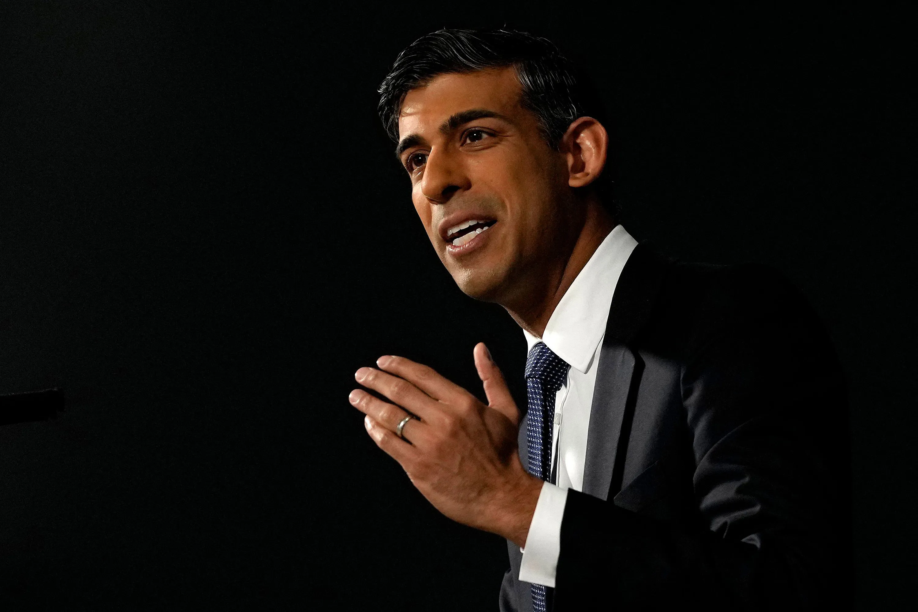 Rishi Sunak in London, on April 17.