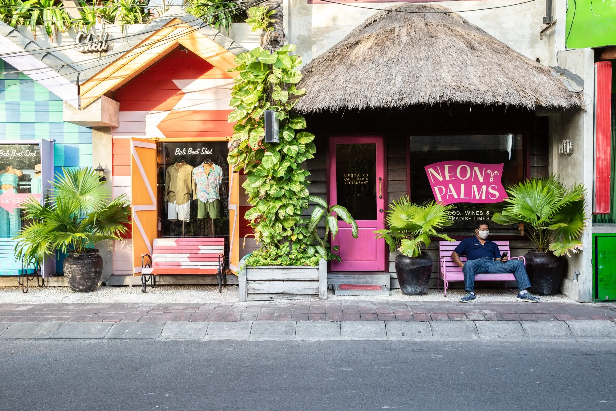 A store in Seminyak, Bali, Indonesia.