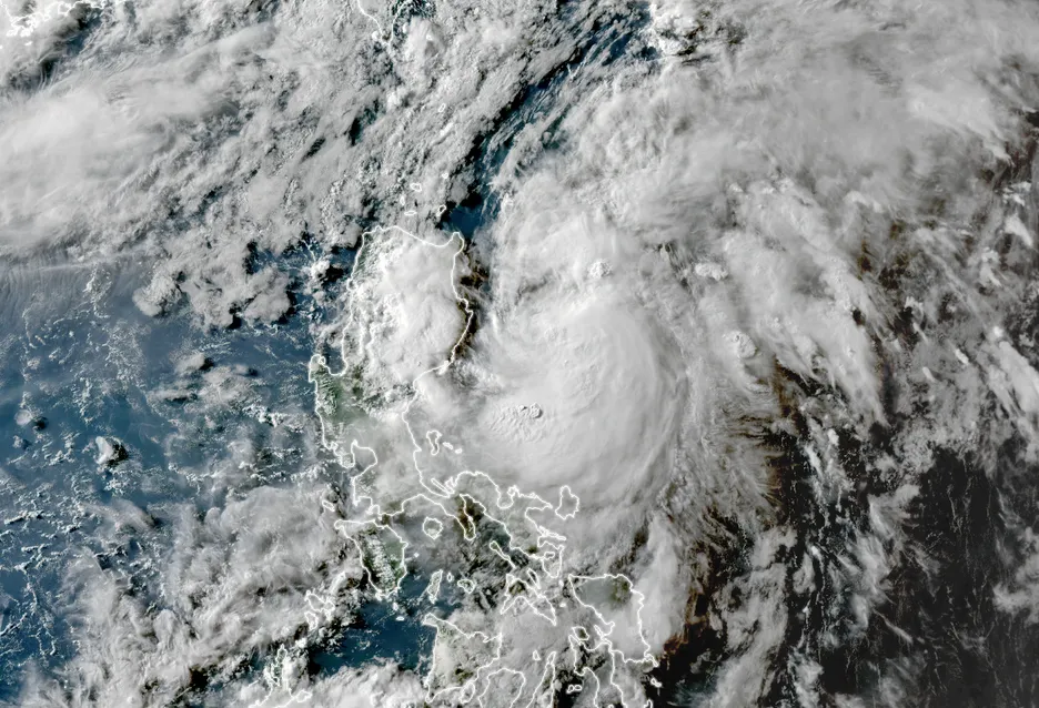 Typhoon Ewiniar on May 27.