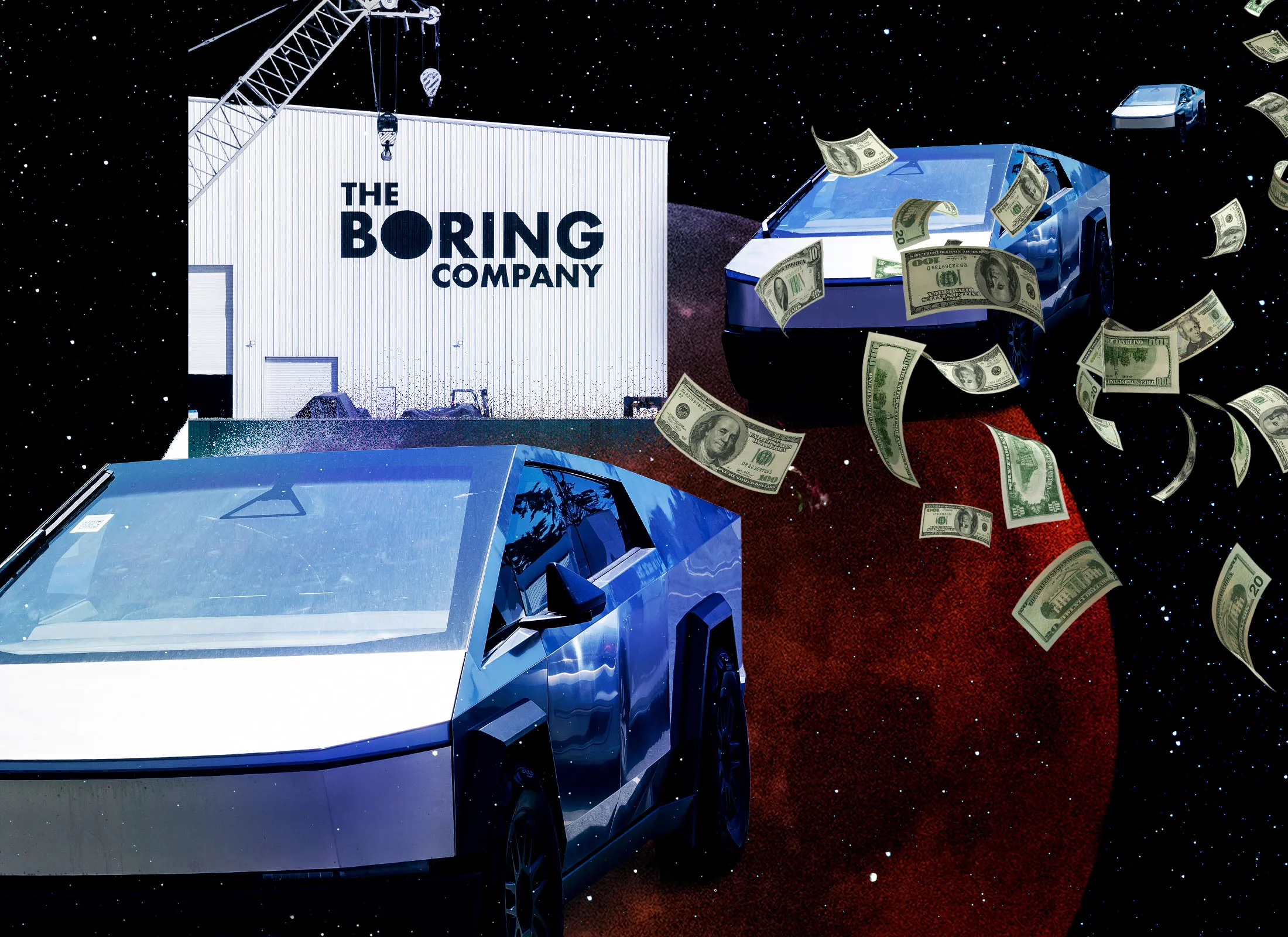 Photo illustration by 731. Photos: NASA (2), Getty Images (3)