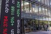 The Tel Aviv Stock Exchange.