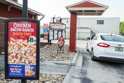 Gastonia, North Carolina, Zaxby's fast food chicken, drive thru, ordering from car