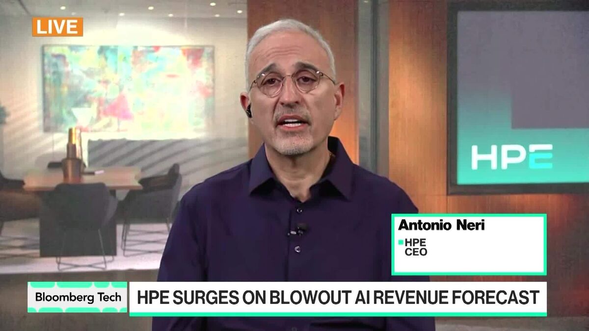HPE CEO Neri on Blowout AI Revenue Forecast, Pricing and Strategy