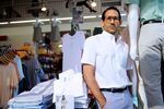 Dov Charney, chairman and CEO of American Apparel, at a company retail store in New York, 2010