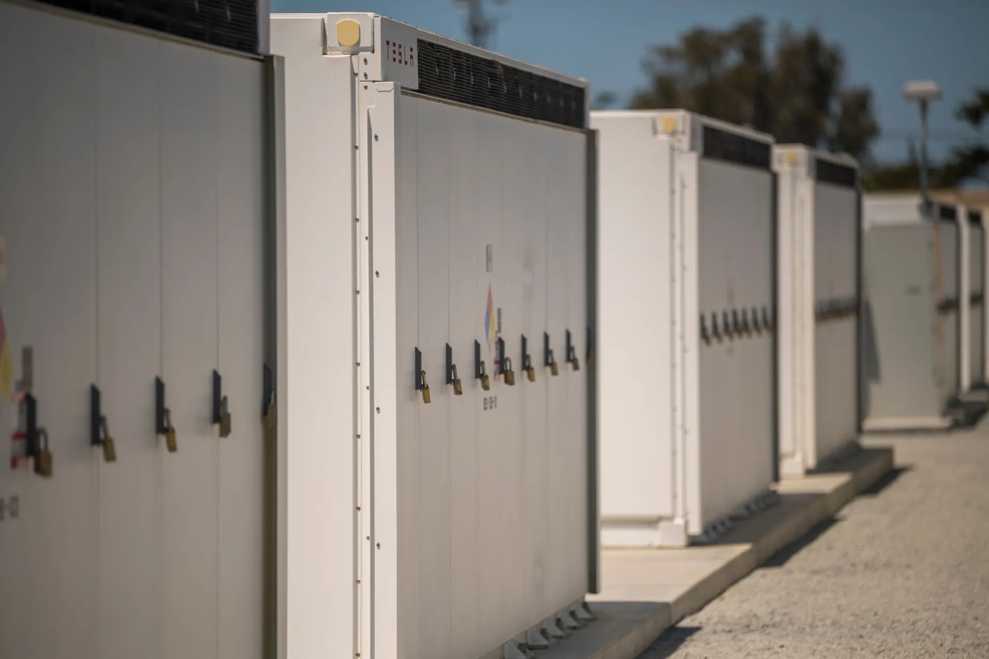 Tesla Megapack batteries