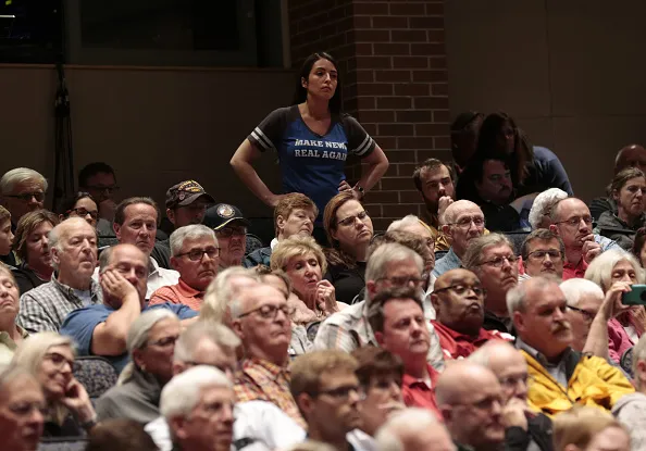 At Representative Justin Amash’s town hall on May 28.