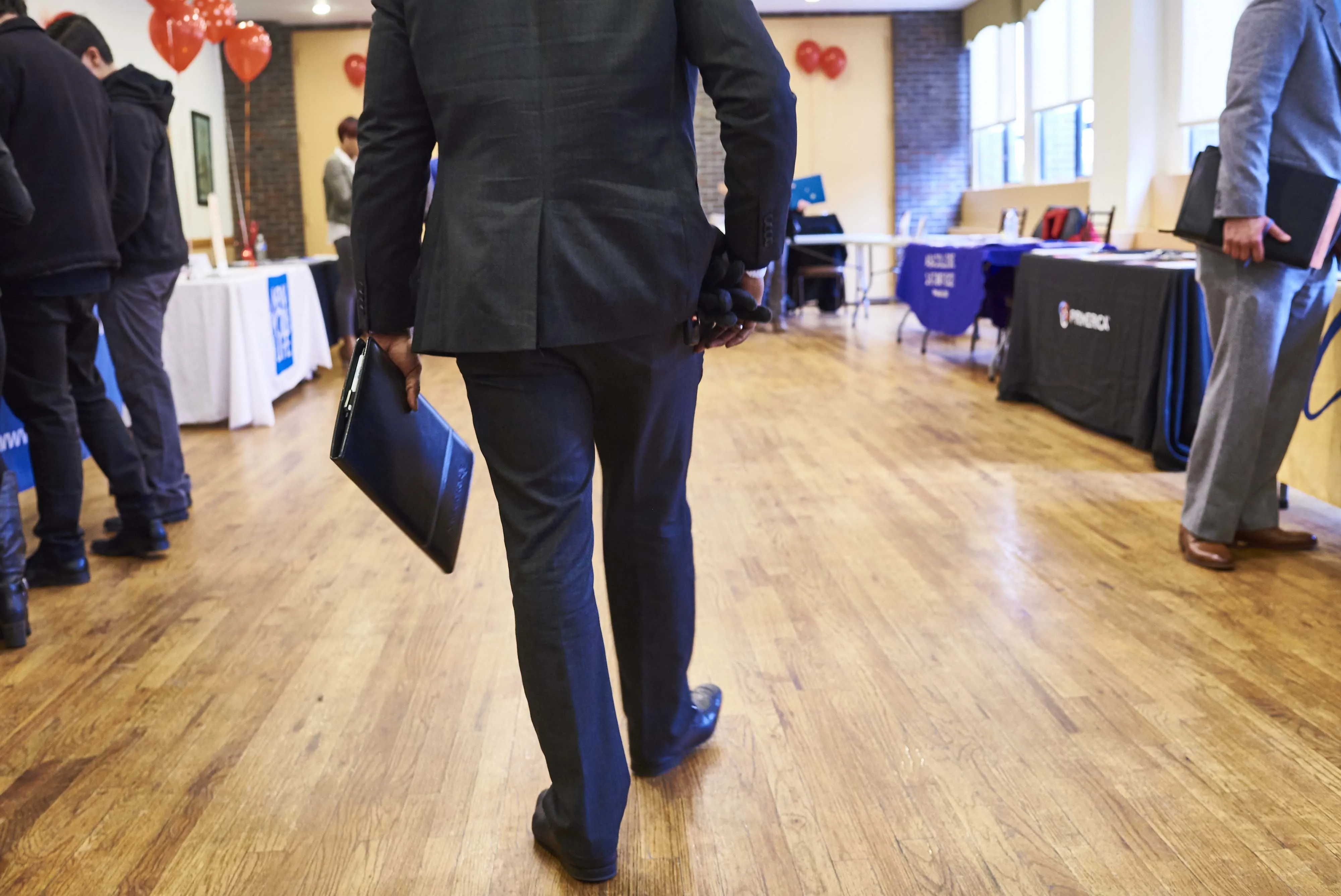 Inside A Shades Of Commerce Job Fair As Initial Jobless Claims Are Released