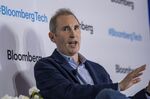 Andy Jassy speaks during the Bloomberg Technology Summit in San Francisco.