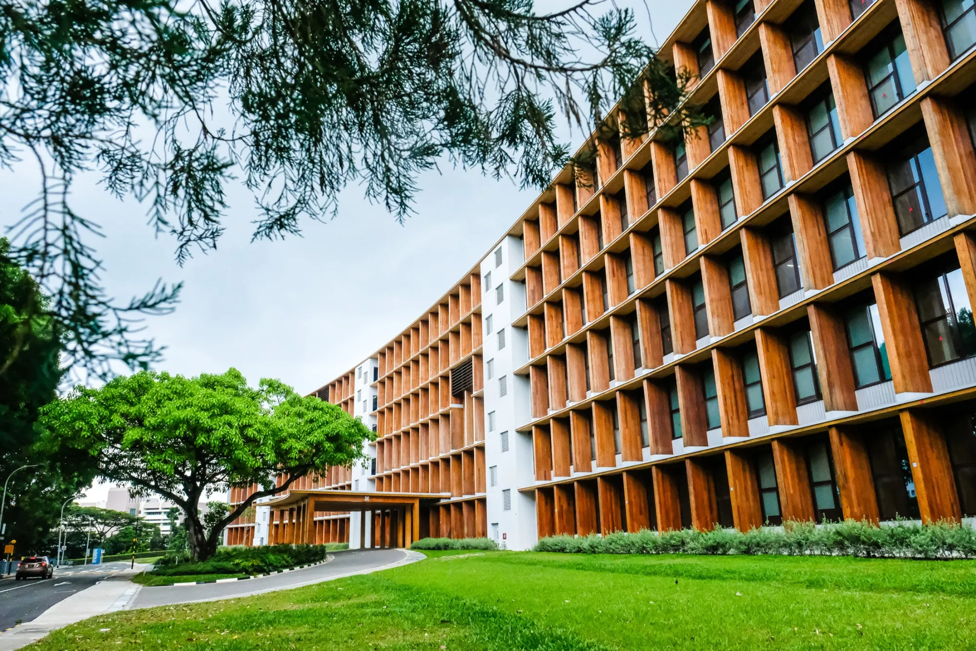 The Gaia building at Nanyang Technological University in&nbsp;Singapore.