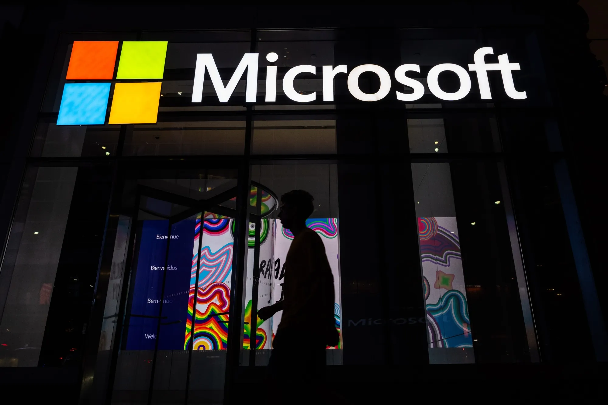 A Microsoft Corp. office in New York.