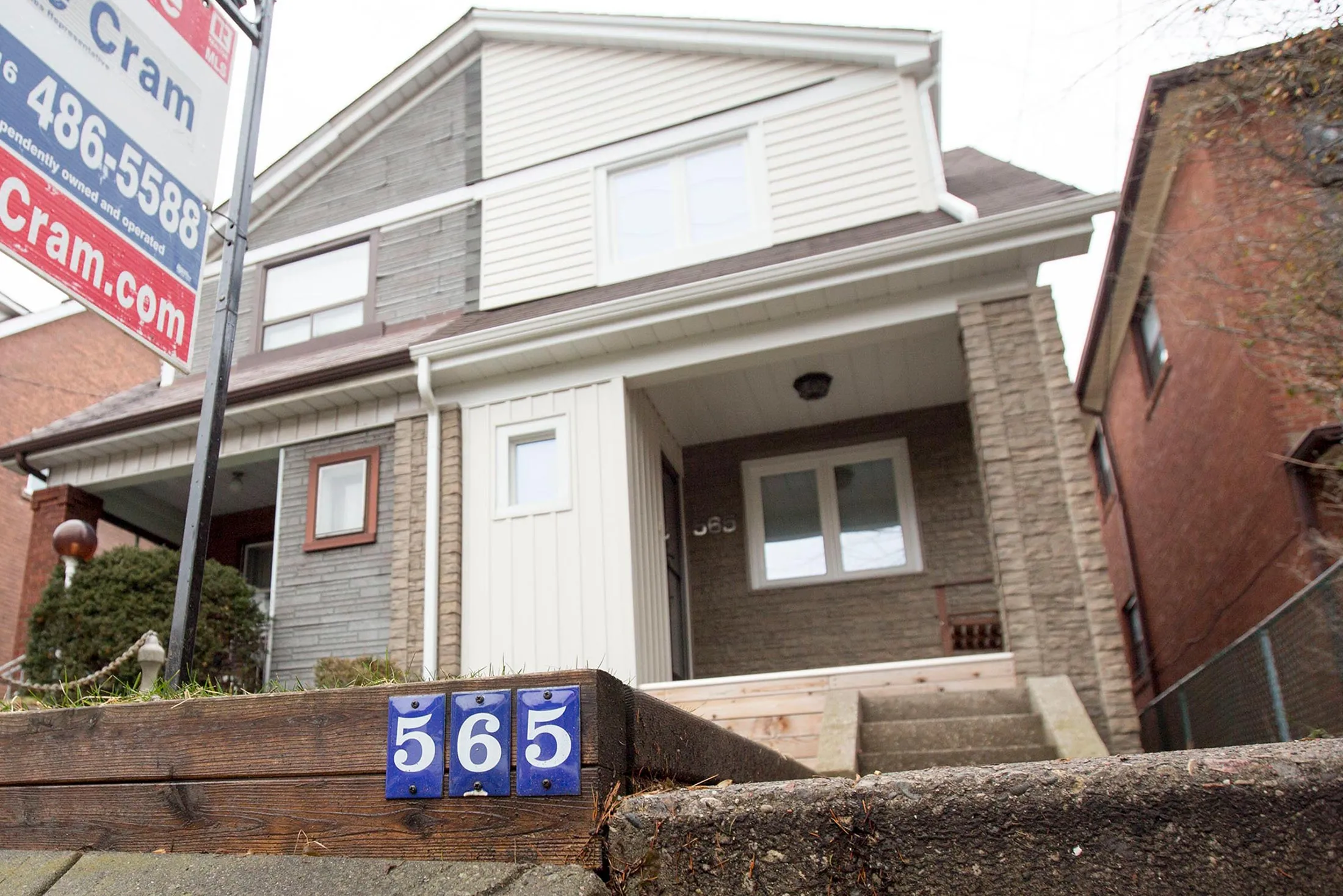 A home on the market in Toronto.
