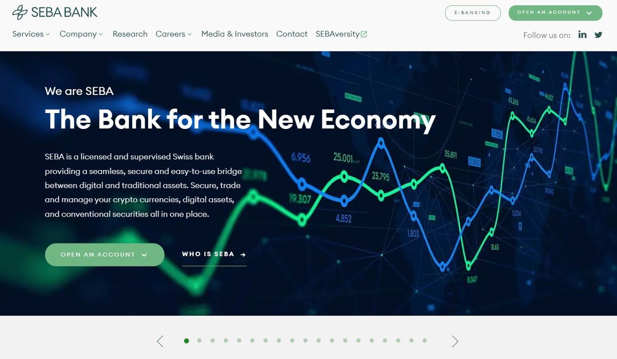 Julius Baer-Backed Crypto Bank SEBA Ramps Up Hiring in Asia After Selloff -  Bloomberg