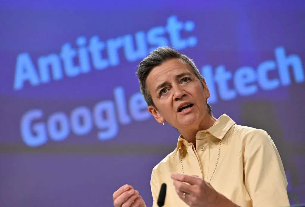 European Union competition chief&nbsp;Margrethe Vestager.