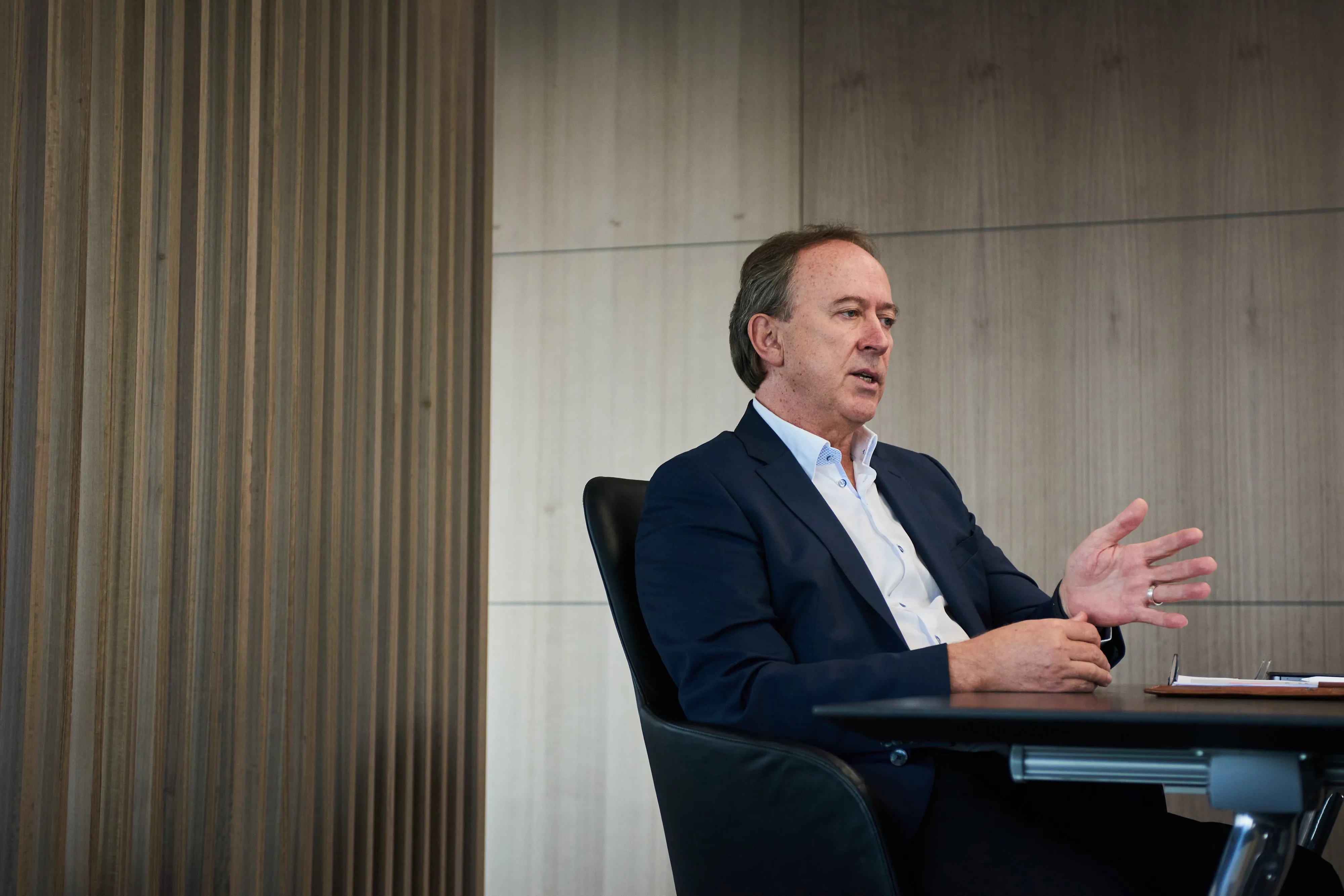 Fleetwood Grobler at the Sasol headquarters in Johannesburg.