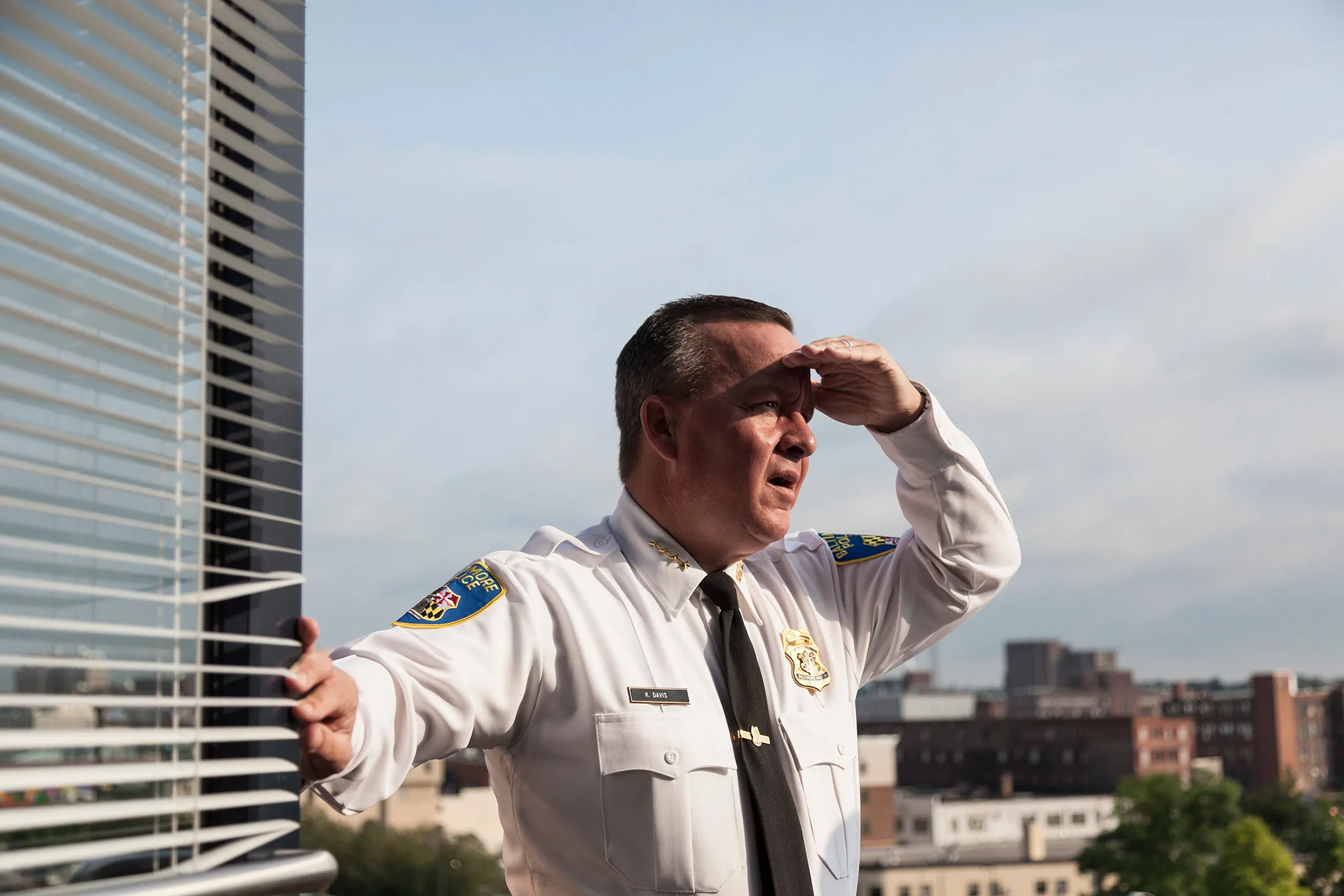 Interim Police Commissioner Kevin Davis on July 30.
