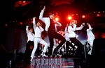 BTS perform onstage at the Forum&nbsp;in Los Angeles, California.