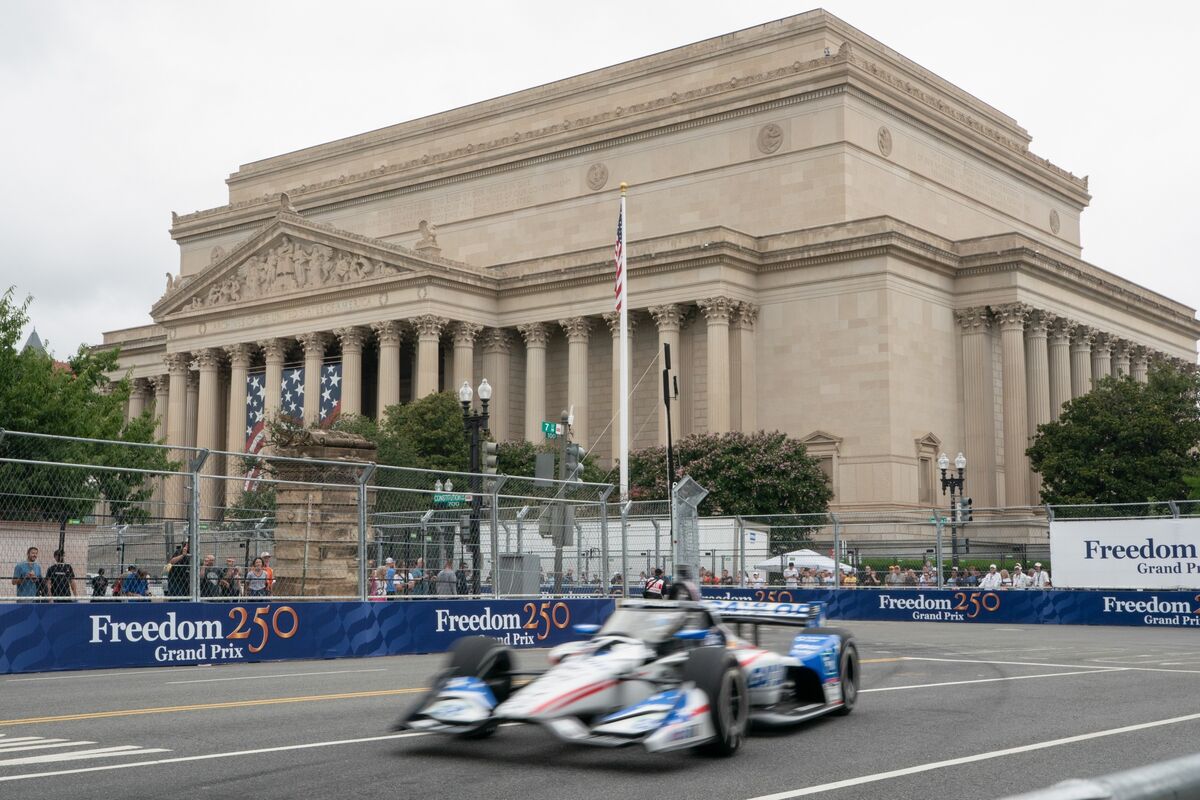 IndyCars Race in Washington for Trump’s US Birthday Festivities