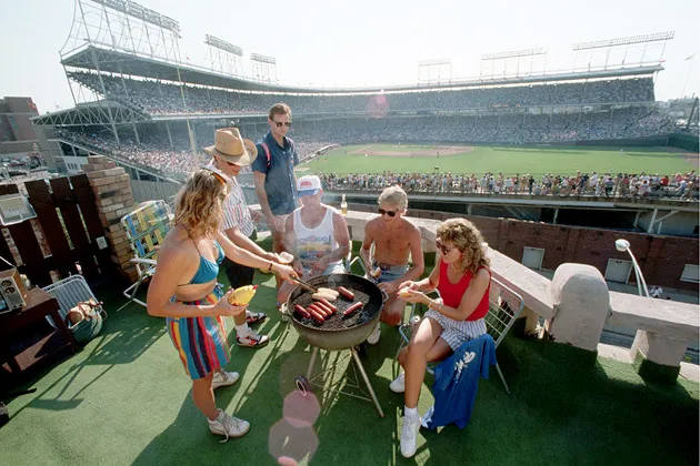 Wrigleyville rooftop, 1989