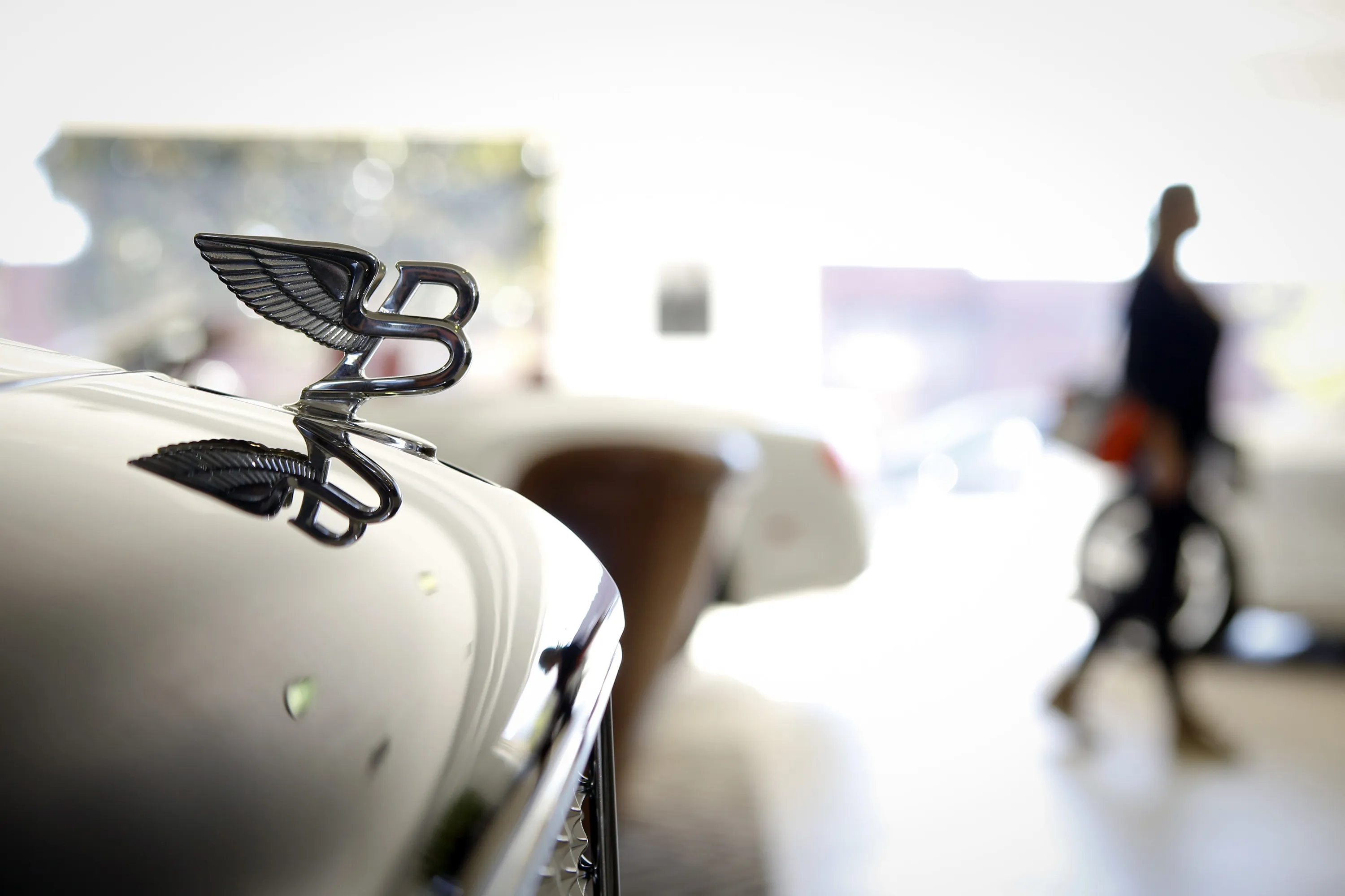 A Bentley Motors Ltd. Mulsanne luxury sedan at a dealership in Beverly Hills, California. Photographer: Patrick Fallon/Bloomberg