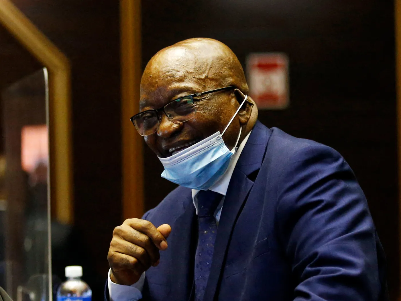Jacob Zuma in court in Pietermaritzburg, South Africa on May 17.