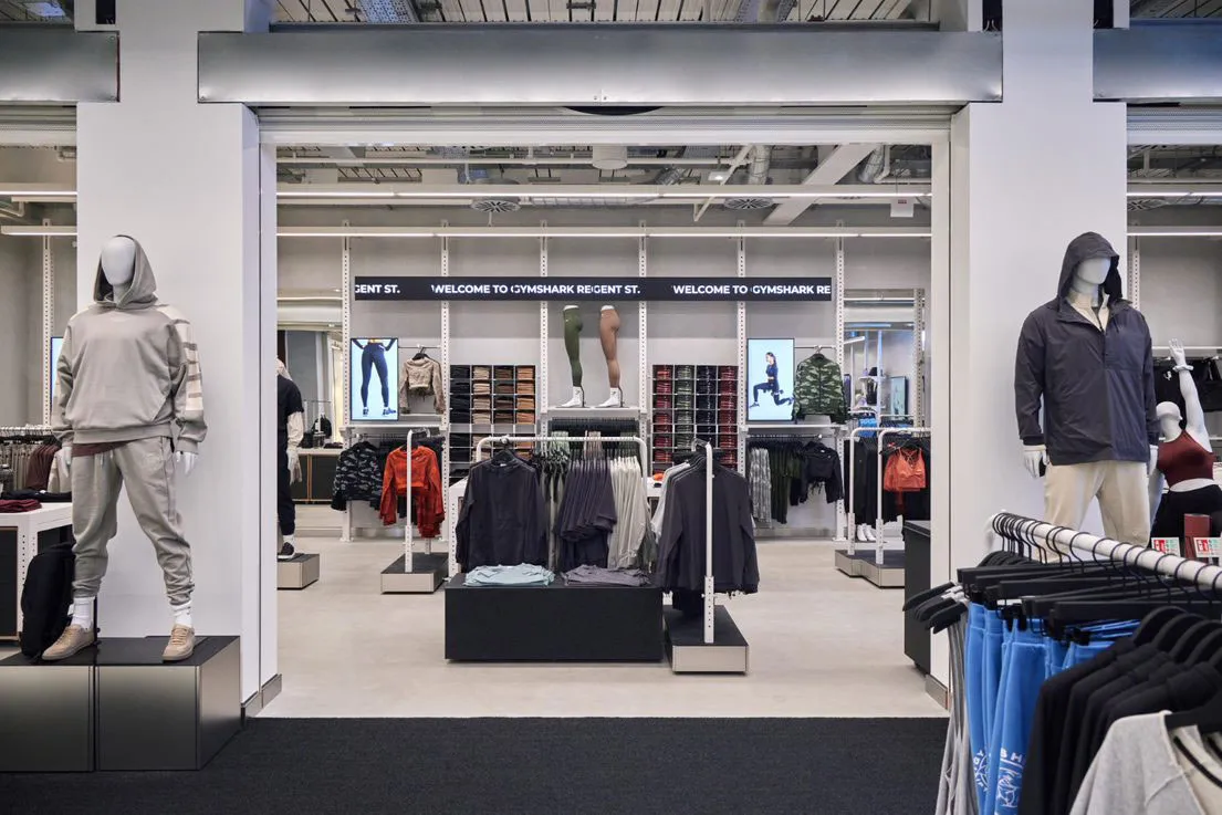 Gymshark's Regent Street store in London.